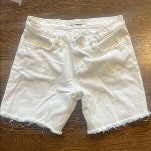 Joe's Jeans White Denim Shorts